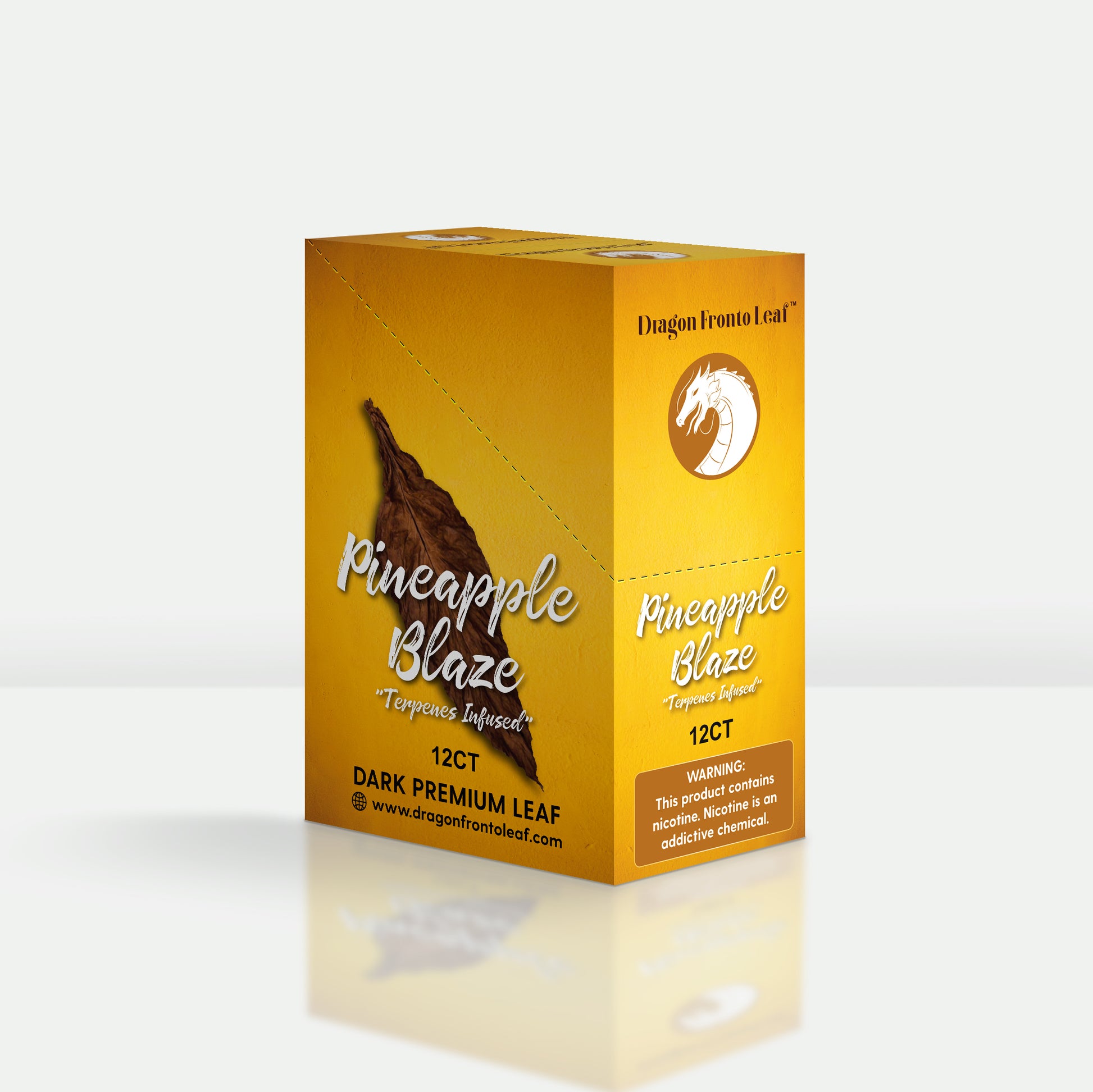 Pineapple Blaze Dragon Fronto Leaf Dark Premium Tobacco Leaf Box